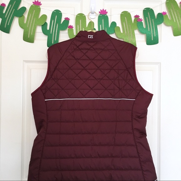 NWT Cutter & Buck Texas A&M Aggies Puffer Vest - Picture 2 of 8